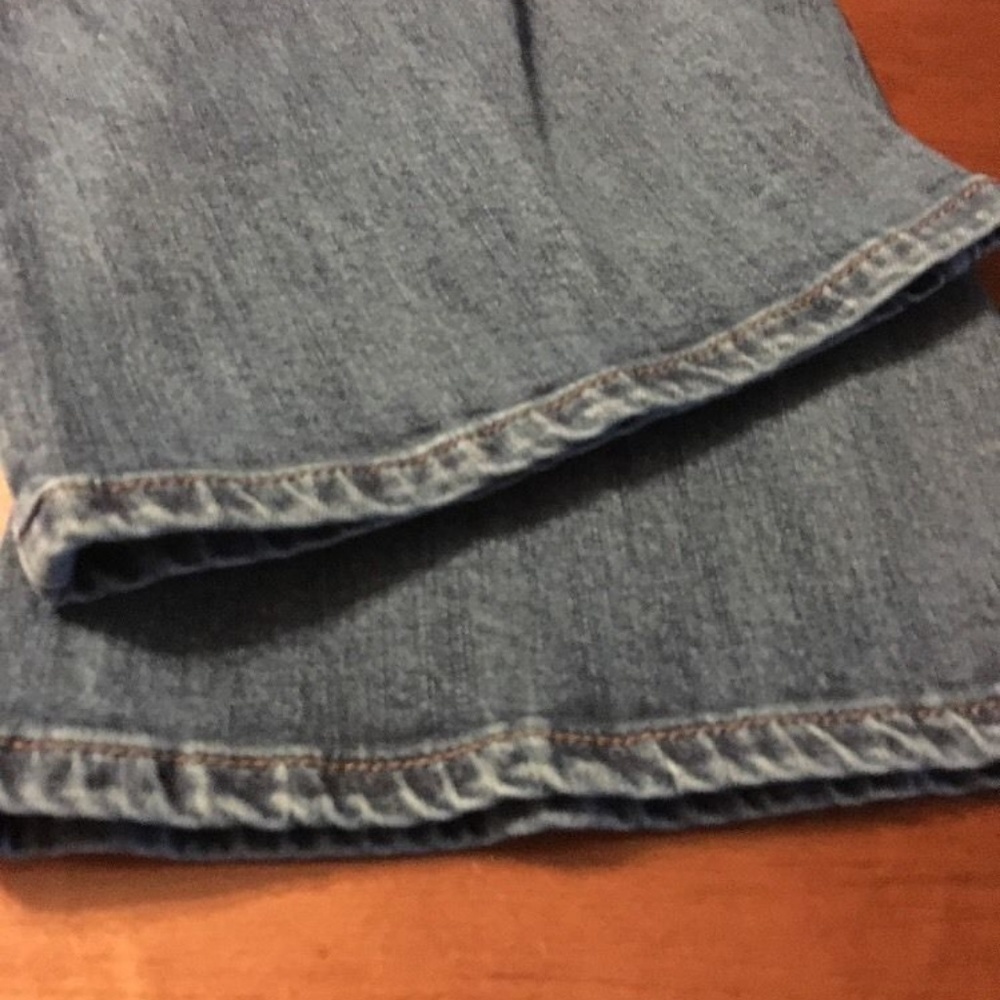 FREE PEOPLE Jeans Mid Rise Crop - Picture 4 of 5